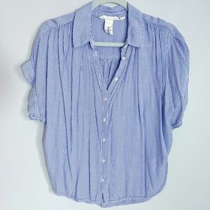 H&M Striped Button Up - 8/M